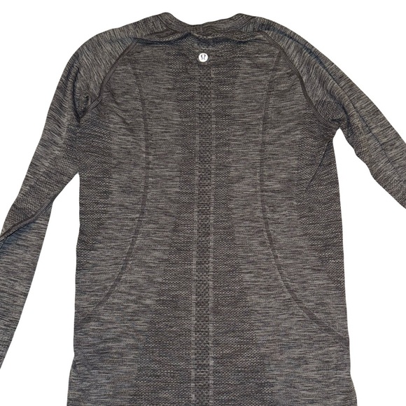 Lululemon Swiftly Tech Long Sleeve Crew Sz 6 Heathered Grey Orig $78 - Picture 6 of 10